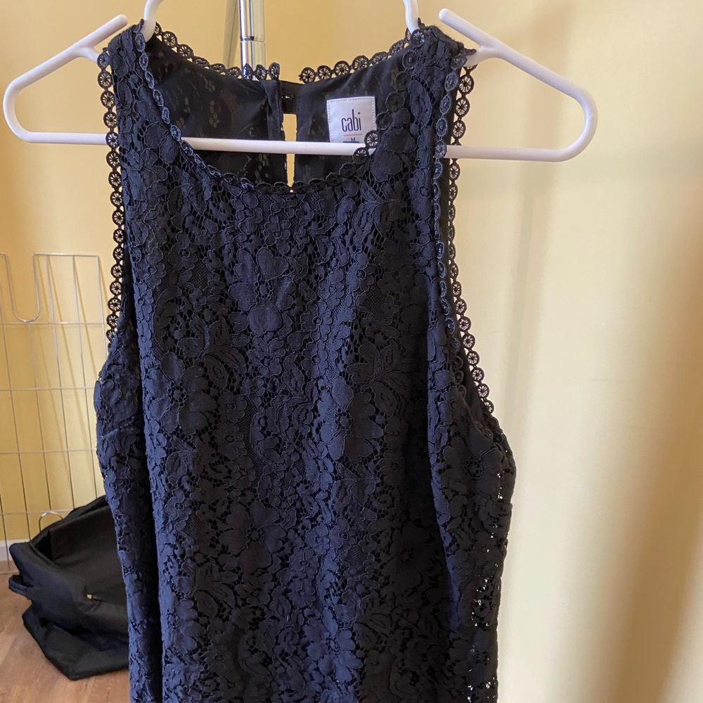 Black lace top